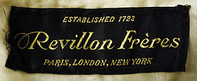 Cloak, Revillon Frères (French, founded 1723), silk, American