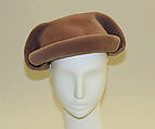 Hat, Sally Victor (American, 1905–1977), [no medium available], American