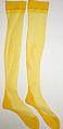 Stockings, Gotham Gold Stripe, nylon, American