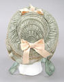 Bonnet, silk, American