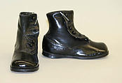 Shoes, leather, American