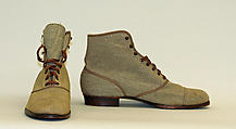 Shoes, leather, American
