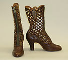Boots, leather, metal, Belgian