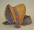 Bonnet, straw, American