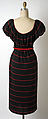 Dress, Claire McCardell (American, 1905–1958), wool, American