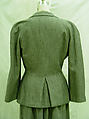 Ensemble, Claire McCardell (American, 1905–1958), wool, cotton, leather, metal thread, American