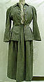 Ensemble, Claire McCardell (American, 1905–1958), wool, cotton, leather, metal thread, American