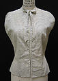 Ensemble, Claire McCardell (American, 1905–1958), wool, cotton, leather, metal thread, American