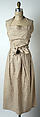 Sundress, Claire McCardell (American, 1905–1958), cotton, American