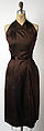 Ensemble, Claire McCardell (American, 1905–1958), rayon, leather, American