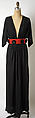 Evening ensemble, Claire McCardell (American, 1905–1958), wool, cotton, American