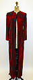 Evening ensemble, Claire McCardell (American, 1905–1958), wool, cotton, American