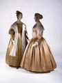 Dress, silk, British