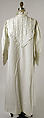 Nightgown, cotton, American