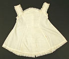 Pinafore, cotton, American