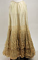 Petticoat, silk, American