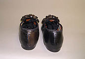 Slippers, leather, American