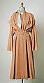 Raincoat, House of Balmain  French, teca estron, French