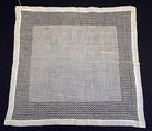 Handkerchief, linen, French