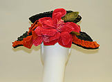 Hat, silk, straw, French