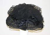 Hat, silk, horsehair, wire, metal, French