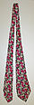 Necktie, silk, French