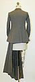 Riding habit, wool, cotton, British