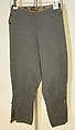 Riding habit, wool, cotton, British