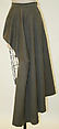 Riding habit, wool, cotton, British