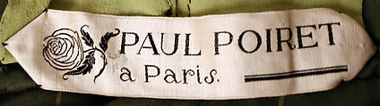 Evening ensemble, Paul Poiret (French, Paris 1879–1944 Paris), silk, French