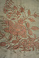 Apron, silk, cotton, American
