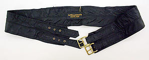 Belt, silk, American