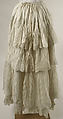 Tea gown, cotton, American