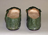 Slippers, leather, French