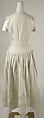 Chemise, cotton, probably American