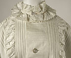 Nightgown, cotton, American