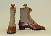 Shoes, Peal & Co., Ltd. (British), leather, wool, cotton, British