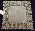 Handkerchief, cotton, linen, French