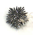 Brooch, steel, American
