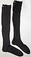 Hunting ensemble, wool, silk, metal, American