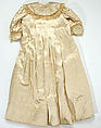 Christening ensemble, linen, American