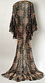 Tea gown, Jessie Franklin Turner (American, 1923–1943), silk, American