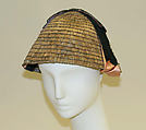 Hat, Suzanne Talbot, straw, silk, French