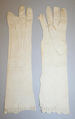 Wedding ensemble, silk, leather, American