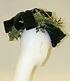 Hat, silk, cotton, American