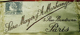 Cape, silk, cotton, French
