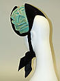 Hat, silk, cotton, American