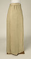 Skirt, wool, American
