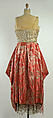 Evening dress, Callot Soeurs (French, active 1895–1937), silk, metallic, French