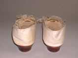 Shoes, cotton, leather, American